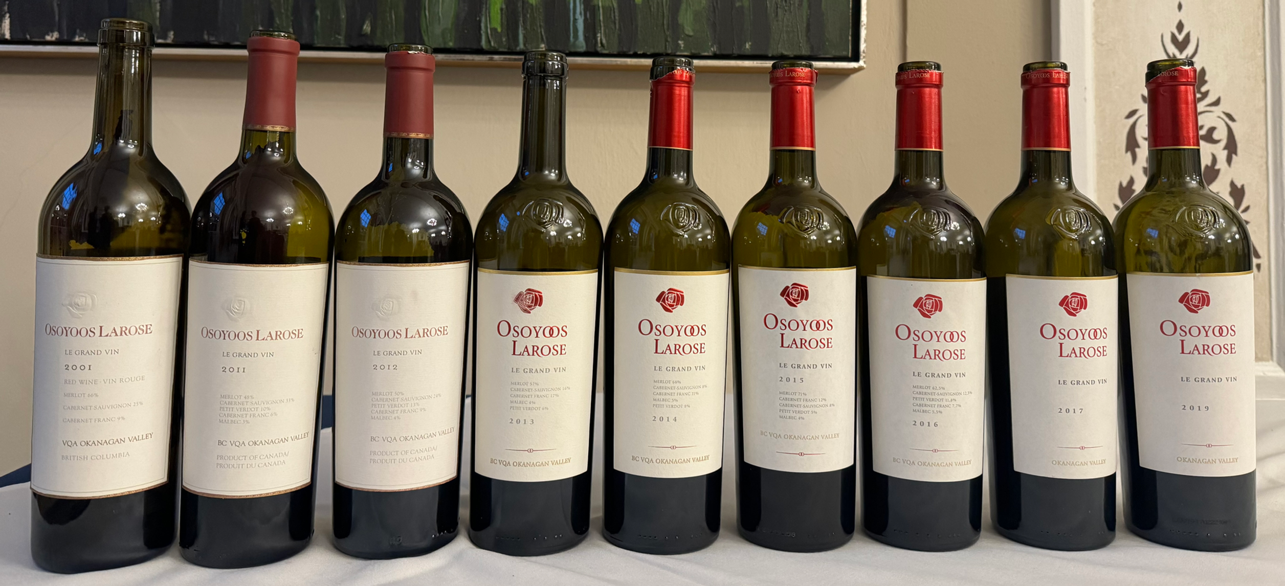 A grand evening with Osoyoos larose le grand vin
